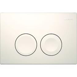 Geberit Delta25 Dual Flush Plate Alpine White 115.125.11.5