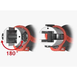 Novopress ACO103 Pressing Tool - 3x Profile-M Jaws - 2x 2Ah Battery Kit 497788062-50001