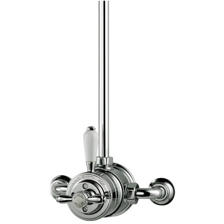 Aqualisa Exposed Thermostatic Victorian Shower Valve Mixer Aquatique Thermo Chrome 500.10.01