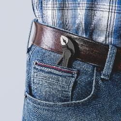 Knipex Cobra XS Pipe Wrench and Water Pump Pliers Grey Atramentized 100mm 87 00 100 BK