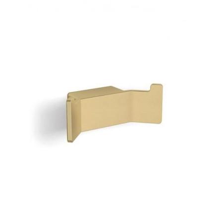 HIB Atto Brushed Brass Robe Hook ACATBB02