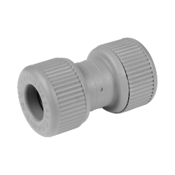 Davant Grey Straight Coupler 15mm KPSC15