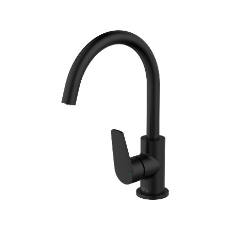 Bristan Raspberry Easyfit Monobloc Sink Mixer Black RSP EFSNK BLK