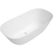 Villeroy & Boch Theano Free-Standing Bath 1750 x 800mm - Alpine White VBUBQ175ANH7F200V-01