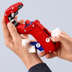 Knipex DPT50 Pipe Cutter for Thick-walled Plastic Pipes 90 23 02 BK