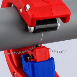 Knipex DPT50 Pipe Cutter for Thick-walled Plastic Pipes 90 23 02 BK