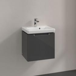 Villeroy & Boch Subway 2.0 Wall Hung Vanity Unit with 1 Drawer 440 x 420mm Glossy Grey A68410FP