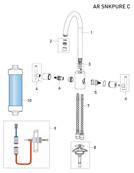 Bristan Artisan Sink Mixer with Water Filter AR SNKPURE C