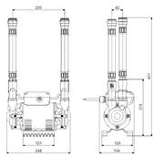 Grundfos STP-2.0 Bar Twin Regeneration Shower Pump 96787462