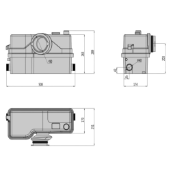 FlowPro Macerator for Commercial & Heavy Use FP800