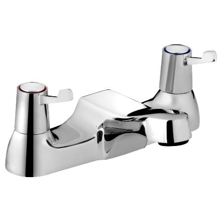 Bristan Lever Bath Filler with Ceramic Disc Valves Chrome Plated VAL2 BF C CD