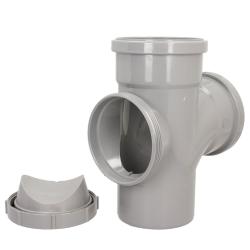 Davant 92Ø DS Access Branch 110mm L/Grey Pfit SPLG0012