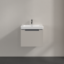 Villeroy & Boch Subway 2.0 Wall Hung Vanity Unit with 1 Drawer 537 x 420mm Soft Grey A68610VK