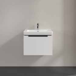 Villeroy & Boch Subway 2.0 Wall Hung Vanity Unit with 1 Drawer 587 x 420mm Glossy White A68710DH