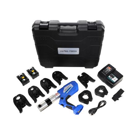 Alpha Press AP-P-1554 (ED-1550 ) 18v Battery Powered Pressing Tool 15-54mm M-Profile Set