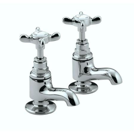 Bristan 1901 Vanity Basin Pillar Taps - Chrome N VAN C CD