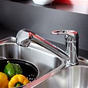 Bristan Pear Sink Mixer with Pull Out Spray PEA PULLSNK C