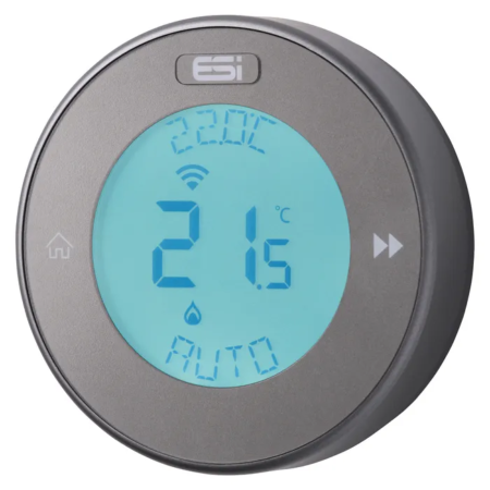 ESI Cirrus Wired Programmable Room Thermostat Grey ESRTP8-G