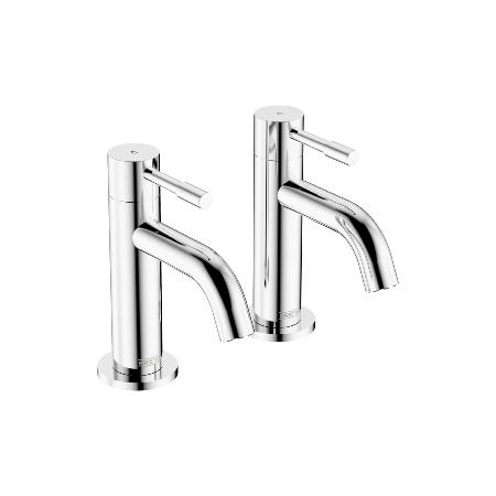 Bristan Mila Basin Pillar Taps Chrome MI 1/2 C