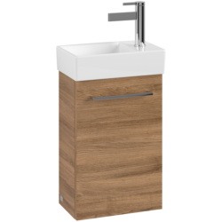 Villeroy & Boch Avento Oak Kansas 360mm Wall Hung 1 Door Washbasin and Vanity Unit SAVE31RH01