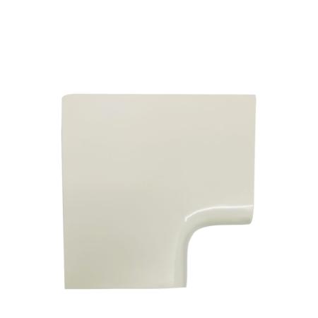 Diversitech Ivory 140mm External ASHP Trunking 90 Degree Flat Bend 90mm x 140mm TR-FB-140
