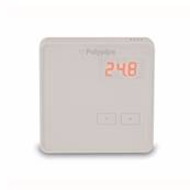 Polypipe Thermostats Single Zone Temperature Sensor with Boost Function White UFHBOOSTWP