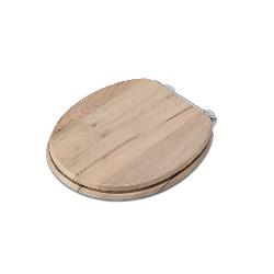 Croydex Corella Grey Wood Effect Flexi-Fix Toilet Seat WL605231H