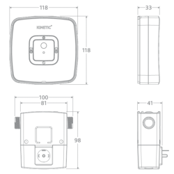 Thomas Dudley Kinetic Infrared Urinal Flush Control 327877