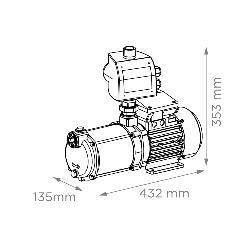 Saniflo SaniMHP 4-50 PC3 Multi-stage Centrifugal Pump 70009