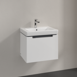 Villeroy & Boch Subway 2.0 Wall Hung Vanity Unit with 1 Drawer 537 x 420mm Glossy White A68610DH