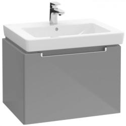 Villeroy & Boch Subway 2.0 Wall Hung Vanity Unit with 1 Drawer 587 x 420mm Glossy Grey A68710FP