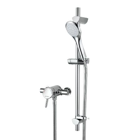 Bristan Acute Thermostatic Mixer Shower Exposed with Adjustable Head AE SHXAR C