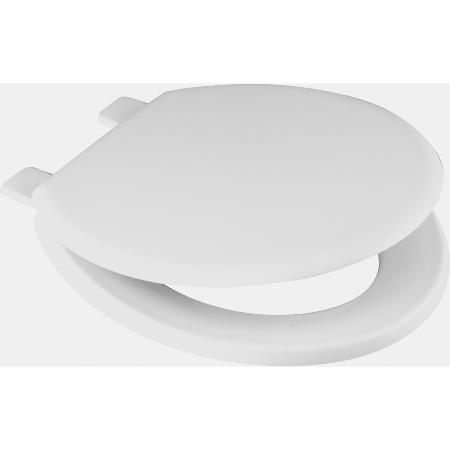 Wirquin Emerald Universal Toilet Seat & Cover, White, Bottom Fix Hinge