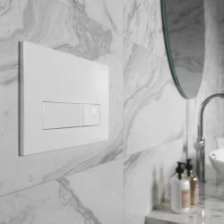 Viva Skylo Ultra23 Gloss White Dual Flush Plate ULTRA23