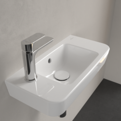 Villeroy & Boch O.Novo Wall Hung Basin with Overflow 500 x 250mm (Left Hand) 4342L501