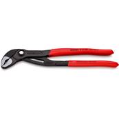 Knipex Cobra High-Tech Water Pump Pliers Plastic Coated Grey Atramentized 300mm 87 01 300
