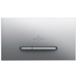 Villeroy & Boch ViConnect Dual Flush Plate Brushed Chrome 92218069