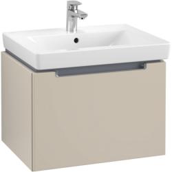 Villeroy & Boch Subway 2.0 Wall Hung Vanity Unit with 1 Drawer 587 x 420mm Soft Grey A68710VK