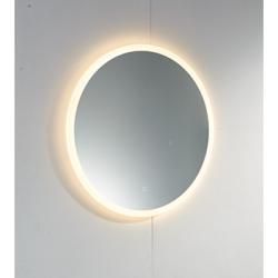 Plumb2u Guadiana 800mm Round Illuminated LED Mirror - Clear Glass BUW80