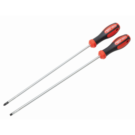 Nerrad Extra Long Reach Screwdriver Set 300mm (2 Piece) NTSDSXLR