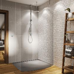 Aqualisa Quartz Classic Smart Divert Exposed Shower with Adjustable and Ceiling Fix Heads - GP