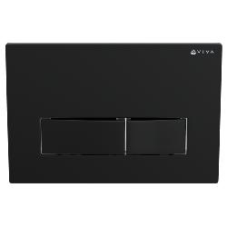 Viva Skylo Ultra22 Matt Black Dual Flush Plate ULTRA22