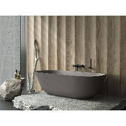 Villeroy & Boch Theano Free-Standing Bath 1550 x 750mm - Grey VBUBQ155ANH7F200V-3S