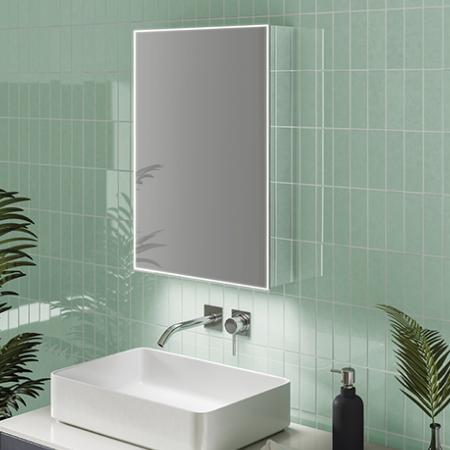 HIB Exos 50 LED Illuminated Mirror Cabinet 53500