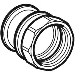Geberit Mapress Copper Adaptor with feMale Thread: CC499K, d=22mm, Rp=3/4" - 61806