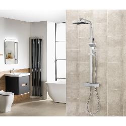 Aqualisa AQ SQ Cool Touch Square Shower Column AQSQBAR2