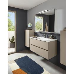 Villeroy & Boch Arto 80cm Wall-Mounted Vanity Unit (Furniture Only) - Sand Grey Matt VBB52000VD