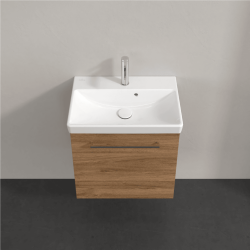 Villeroy & Boch Avento Oak Kansas 550mm Wall Hung 1 Door Washbasin and Vanity Unit SAVE13RH01