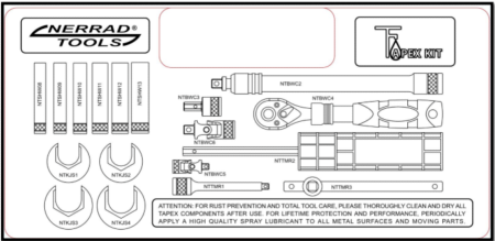 Nerrad Tapex Kit Spare Socket 29.8 - 31.4mm (Size 3) NTKJS3