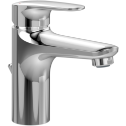 Villeroy & Boch O.novo Start Single Lever Basin Mixer with Pop-up Waste Chrome TVW10510111061